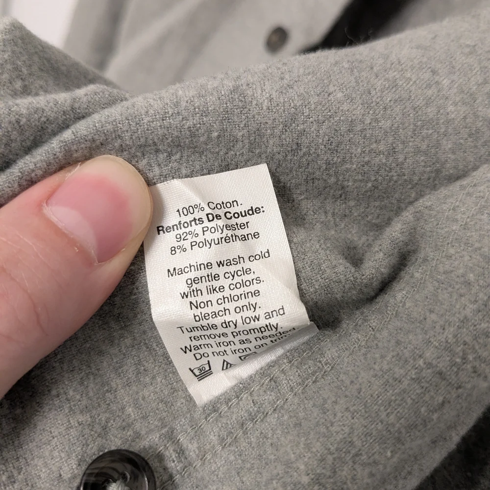 J. Crew Men's Heathered Gray Button-Down Shirt